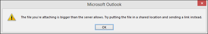 error message