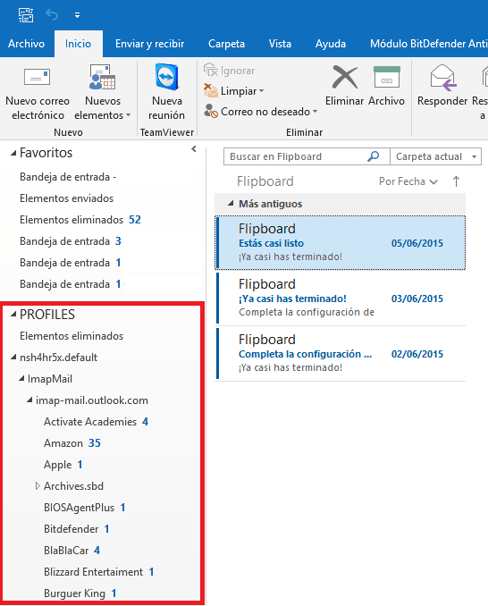 thunderbird and office 365
