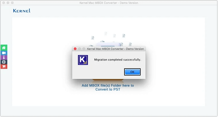Apple Mail to PST conversion is completed