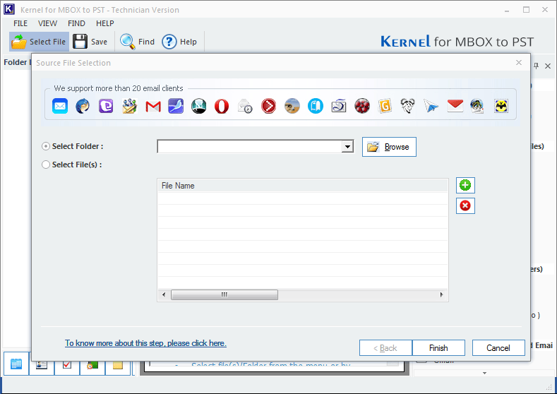 Launch MBOX to PST Converter tool