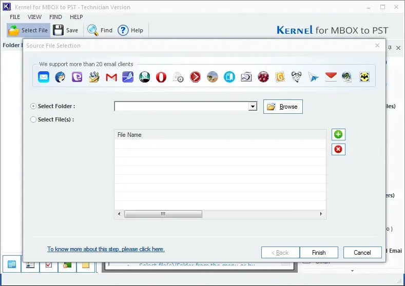 Launch MBOX to PST Converter tool