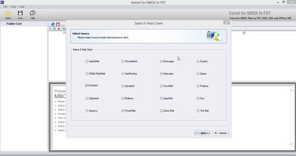 Select Email Client