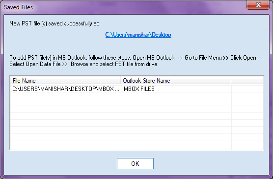 Evolution to PST conversion process done