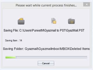 Saving process