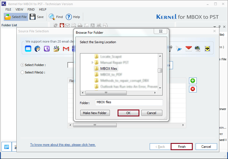 Add file or folder from its location