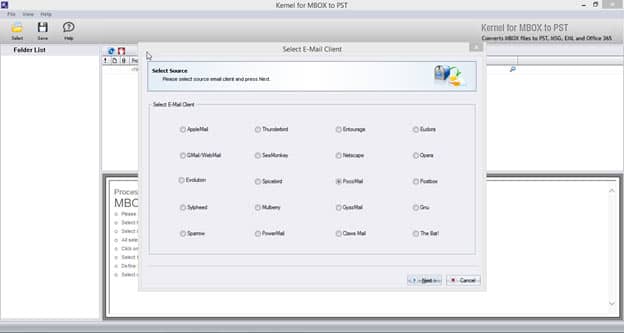 Select PocoMail email client