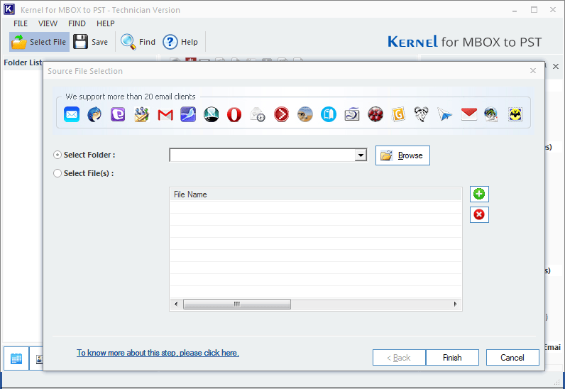 Install MBOX to PST converter tool