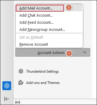 Add Mail Account