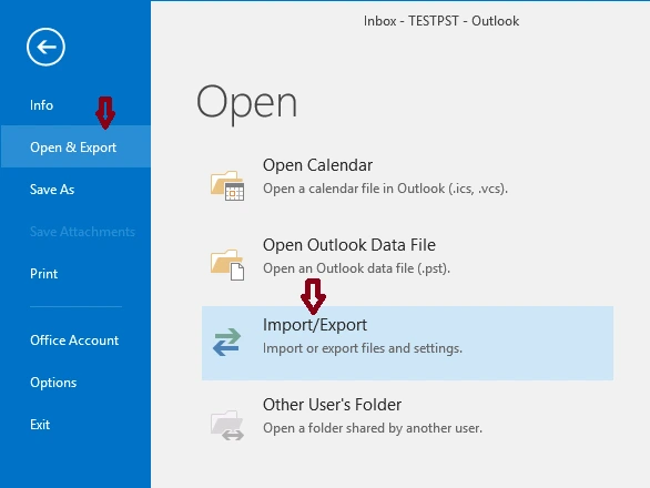 Launch MS Outlook application