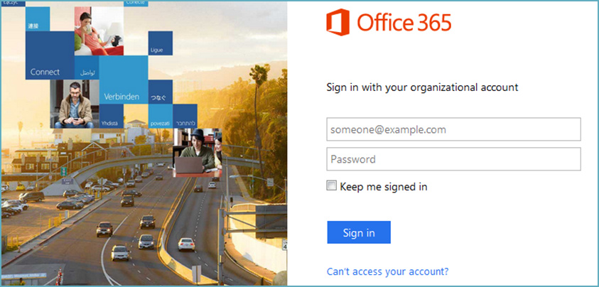 Login Office 365 account