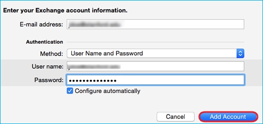 Configure Automatically