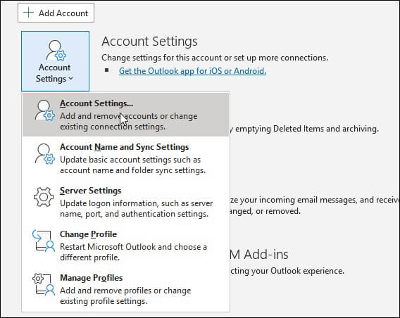 Account Settings