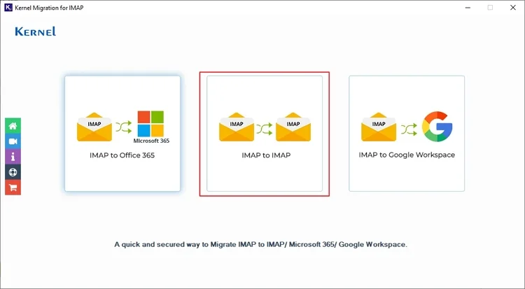 Start Kernel Migration for IMAP tool