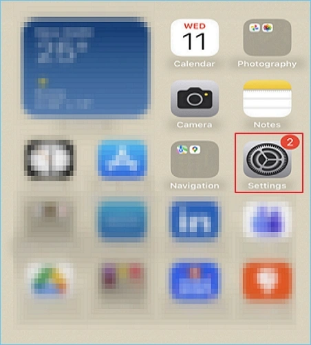 go to iPhone Settings