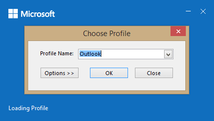 Choose the default profile settings