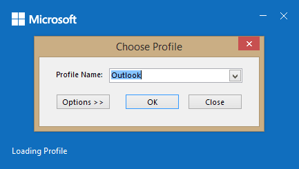 choose the default profile settings