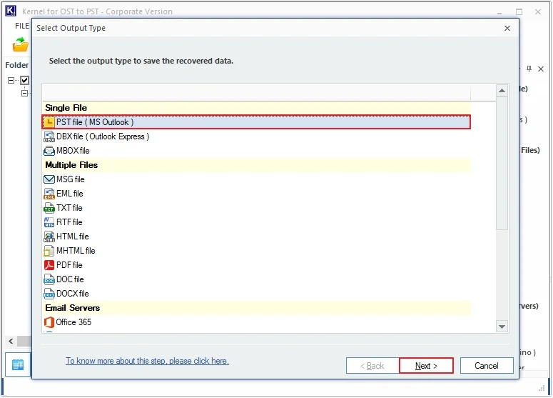 Split Add Prefix Option to Manage Recovered Data