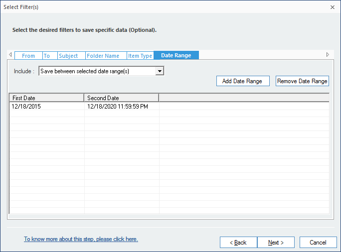 Filtering MBOX data before Thunderbird import