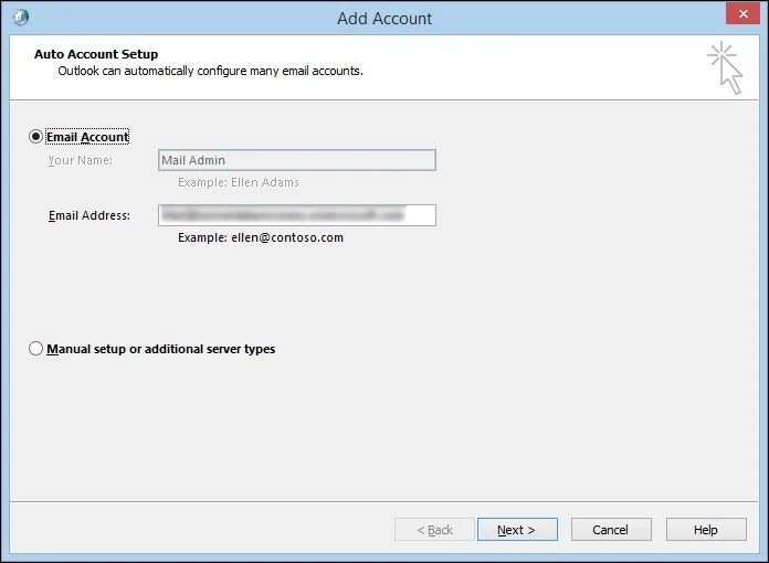 add account deatils