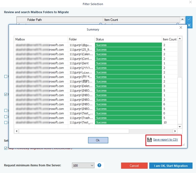 Adding multiple Exchange mailboxes to the tool for backup