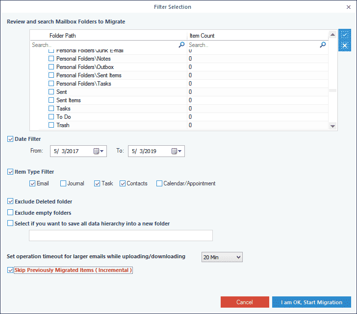 Start Migration