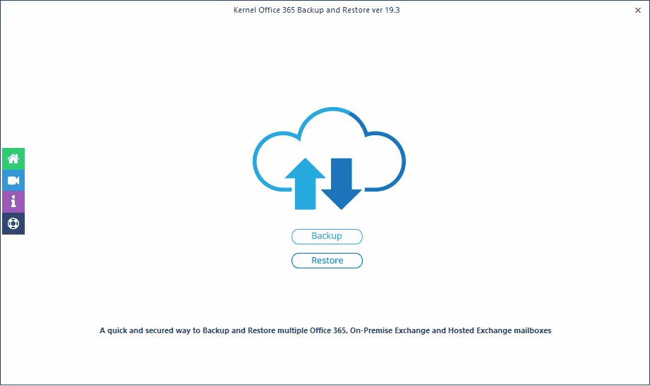 Kernel Office 365 Backup & Restore software