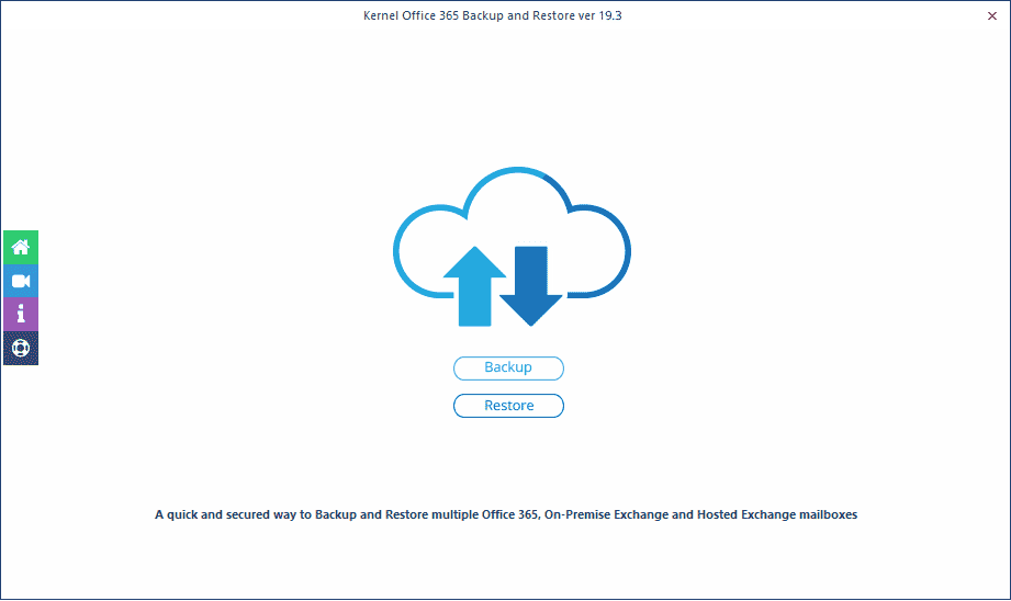 Kernel Office 365 Backup & Restore Windows 11 download