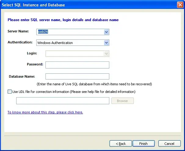 Connecting with the Server through proper authentication