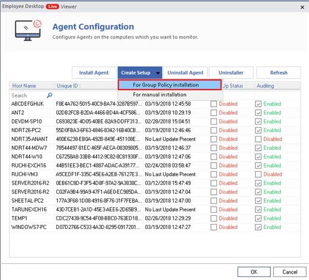 Use Group Policy to install agents on computers