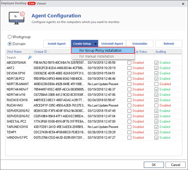 group policy installation