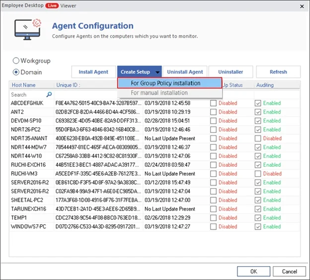 group policy installation