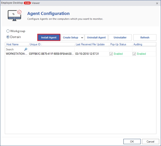 install agent (Remotely) on computers