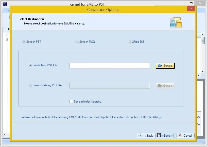 Create New PST File