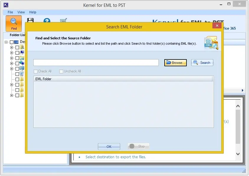 search EML folder