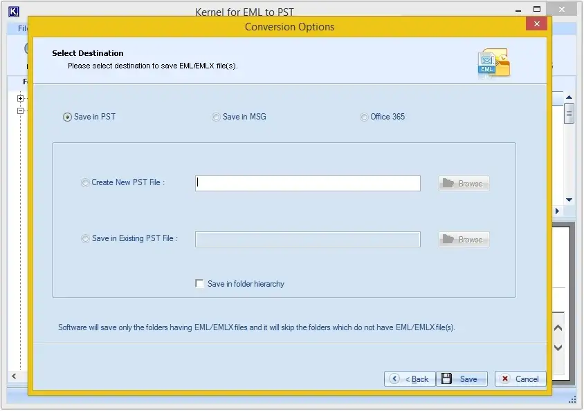 select output type