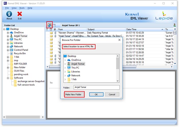 EML Viewer- Free tool to view EML files without Outlook Express
