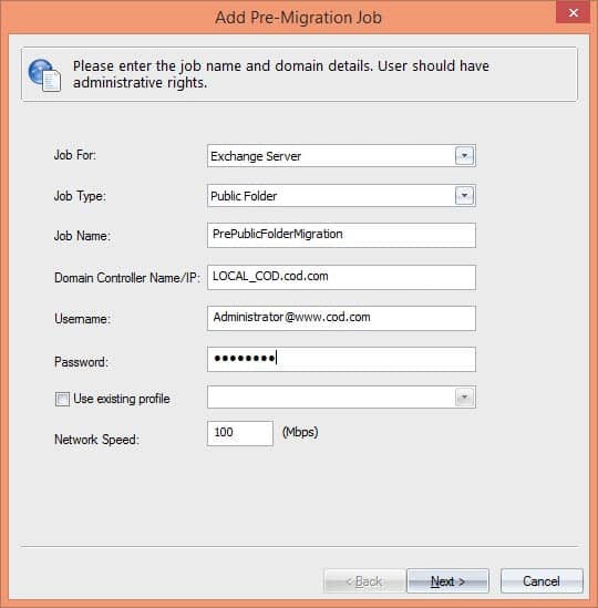 Performing pre-migration analysis before public folder migration.