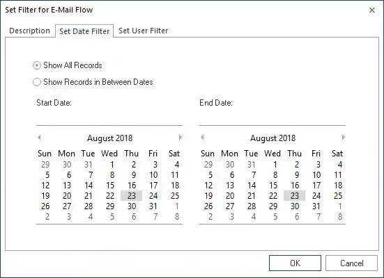 Apply Date Filter for reports