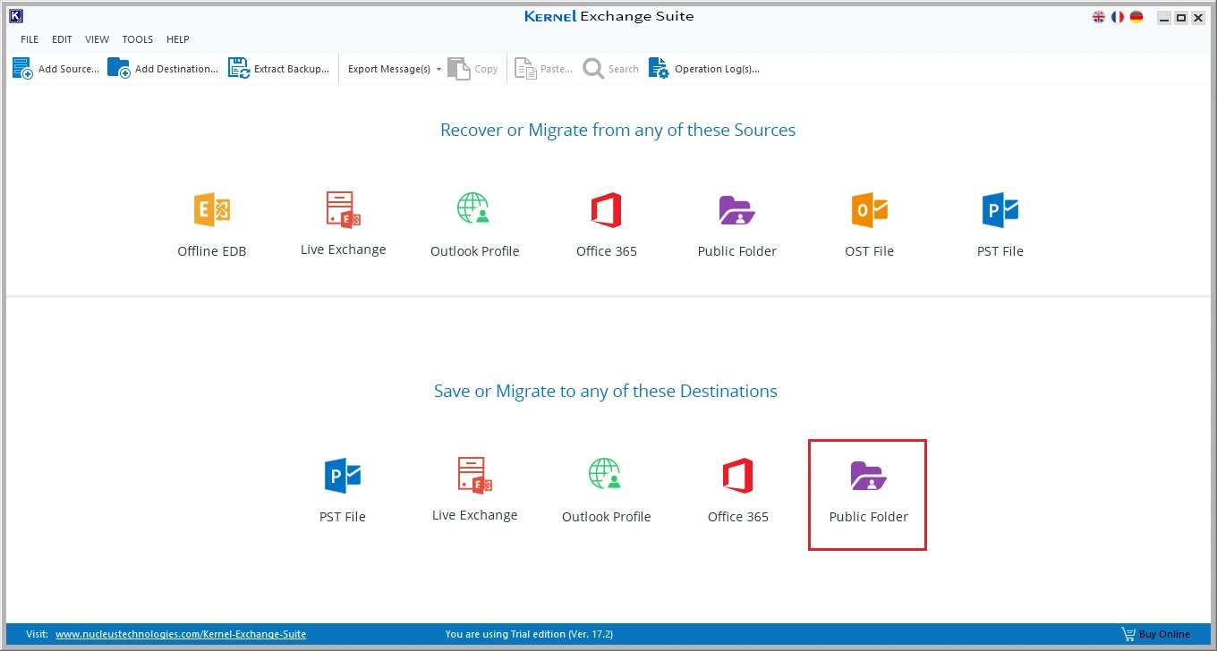 Run application and click Public Folder