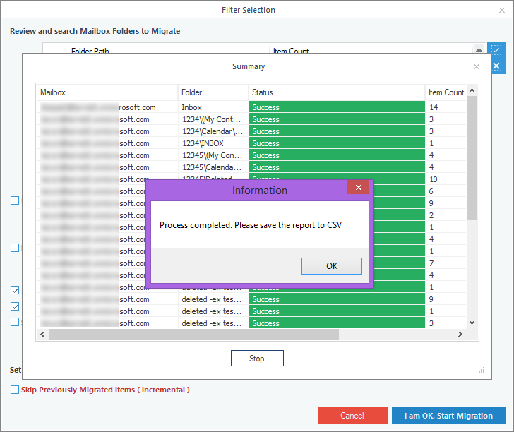 Save Report to CSV