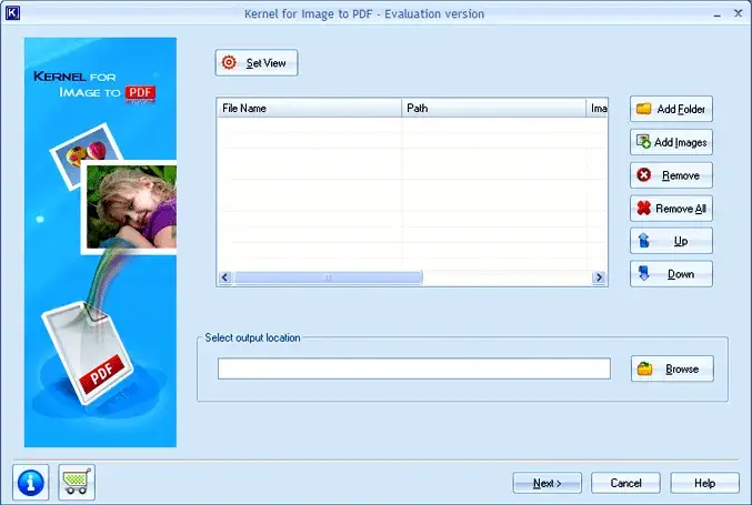 Launch the Kernel for Image to PDF software