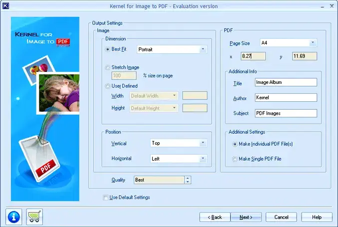 View settings
