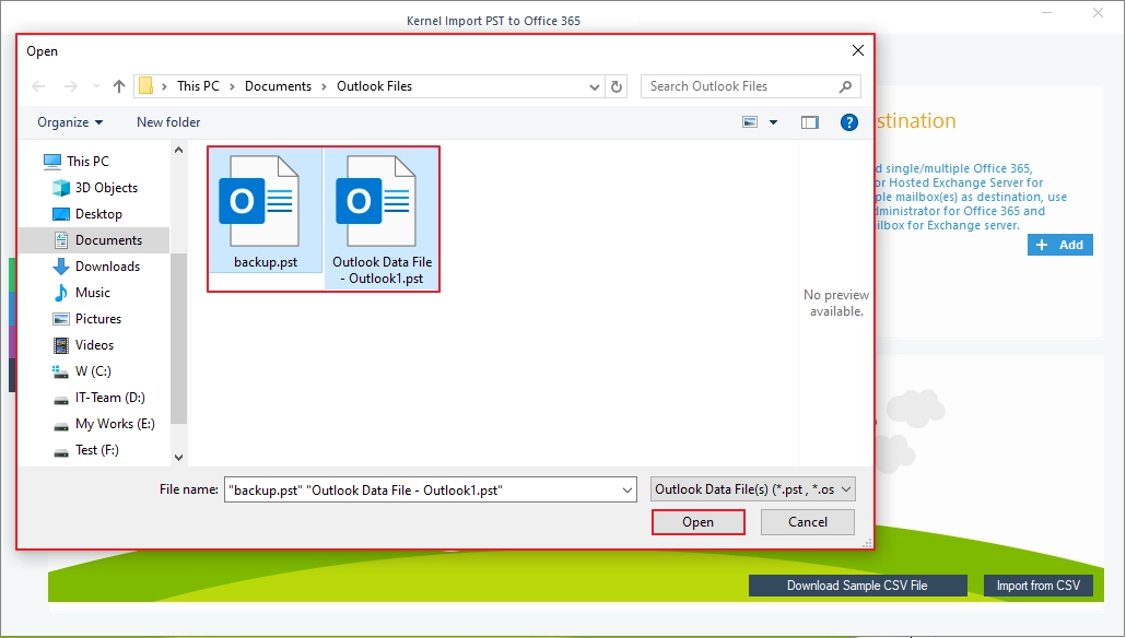 Click the Add button in Add Source section