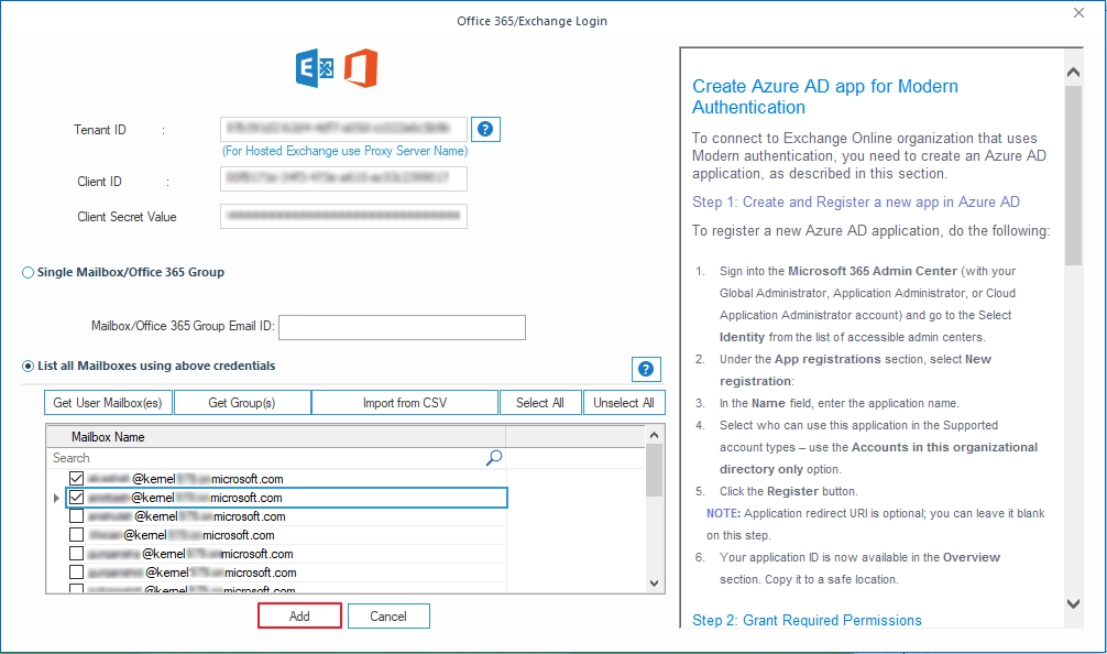 Click the Add button in Add Source section