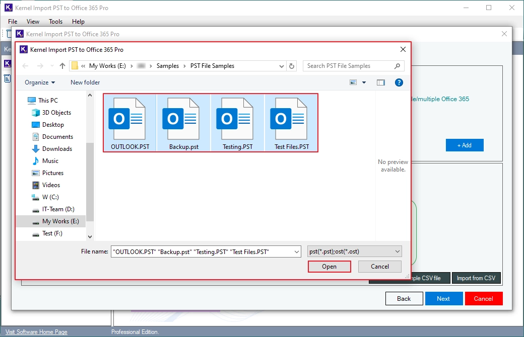 Click the Add button in Add Source section