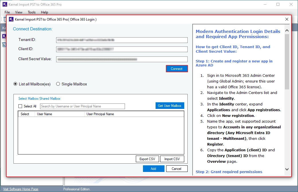 Click the Add button in Add Source section
