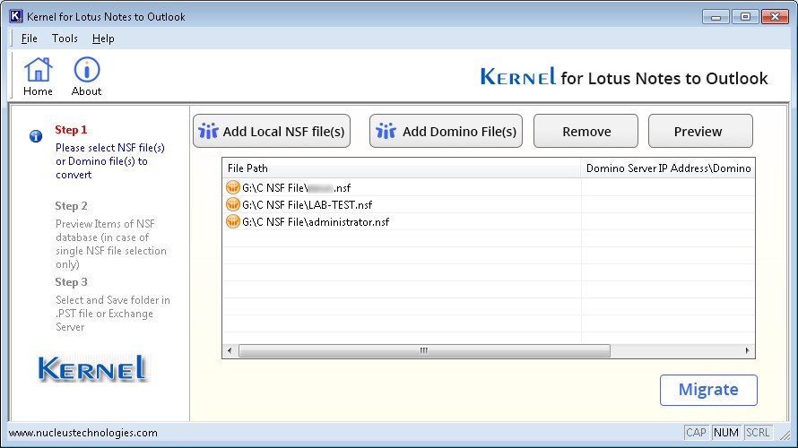 Kernel for Lotus Notes to Outlook Windows 11 download