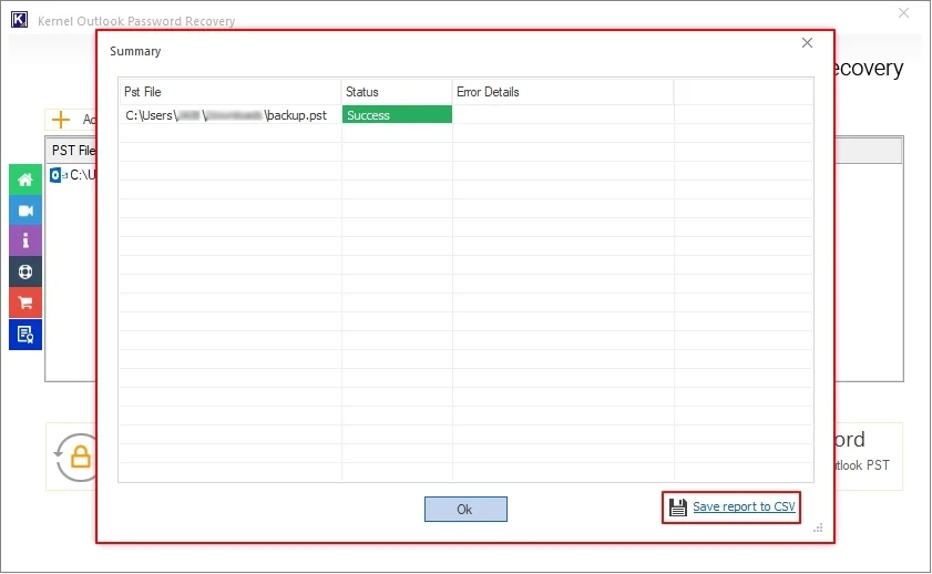 save reports to csv