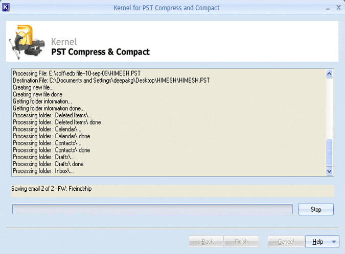 Compression under progress