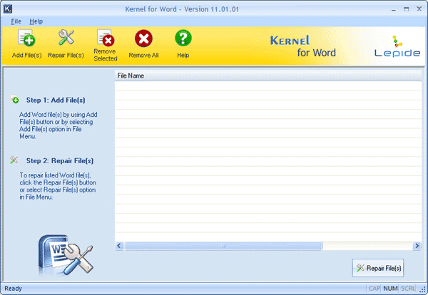 Open Kernel for Word Recovery Software for .doc/.docx file repair